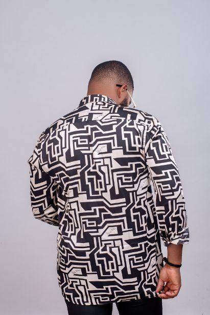 Men's Long Sleeve Shirt with Collar - seven.streets - Liverpool