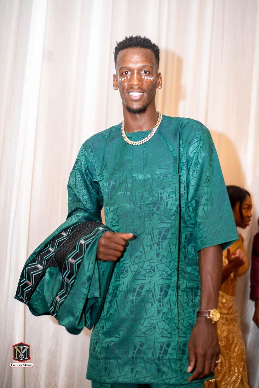 Menswear Bolaji Sparks Burgundy Short Sleeved Kaftan - seven.streets - Liverpool