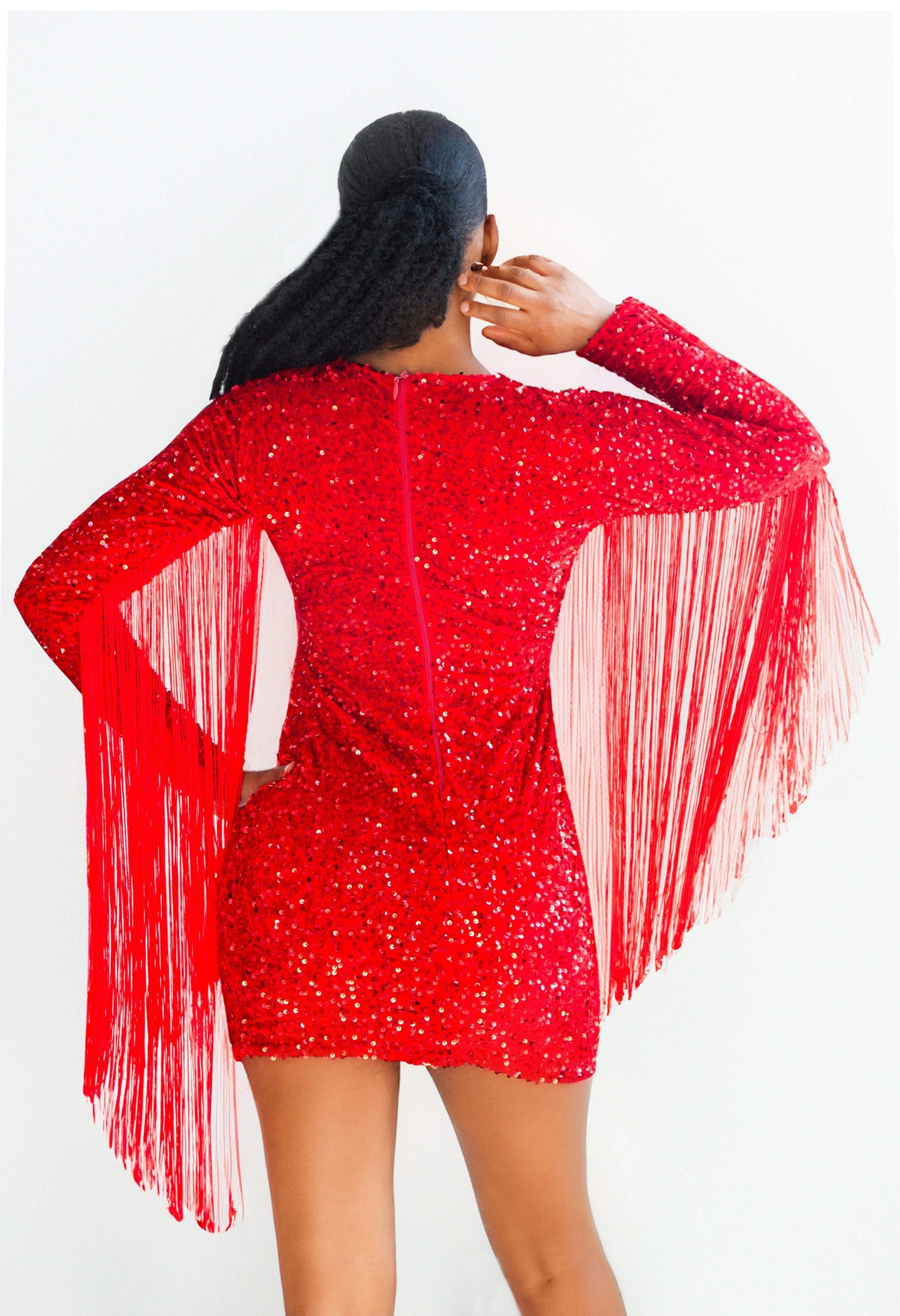Dress by ololade atelier red mini