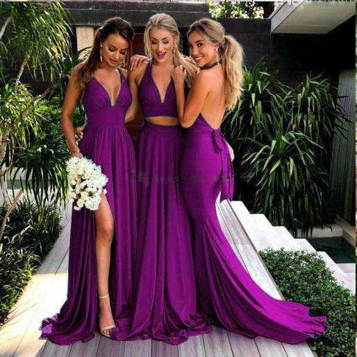 Mermaid bridesmaids dress