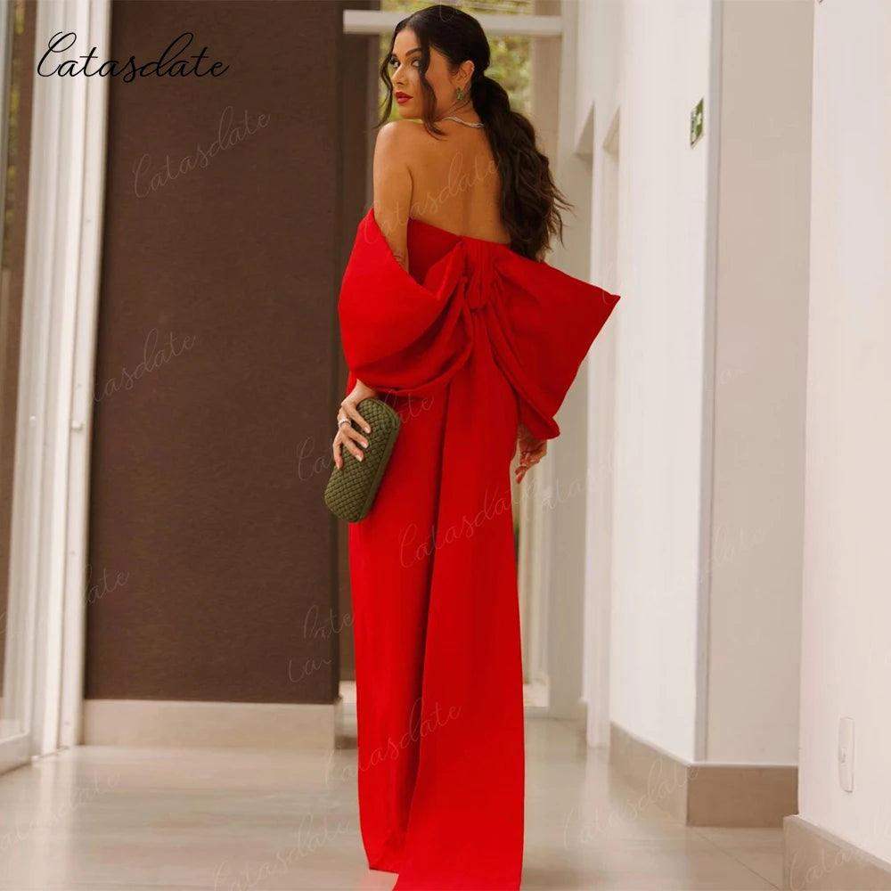 Off shoulder luxury dress for gala party prom