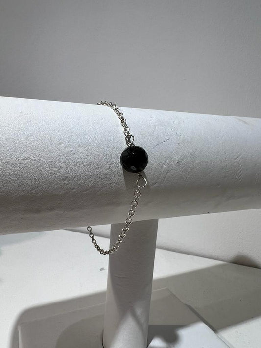 A Touch of Gems: Black Spinel Bracelet