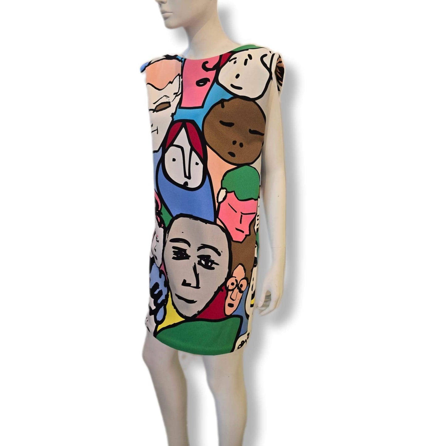 A limited edition faces a-line dress – UK size 10-12, Medium)