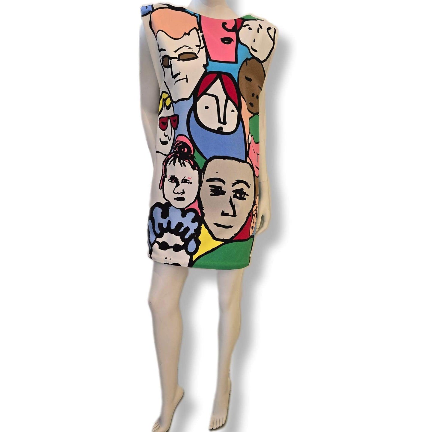 A limited edition faces a-line dress – UK size 10-12, Medium)
