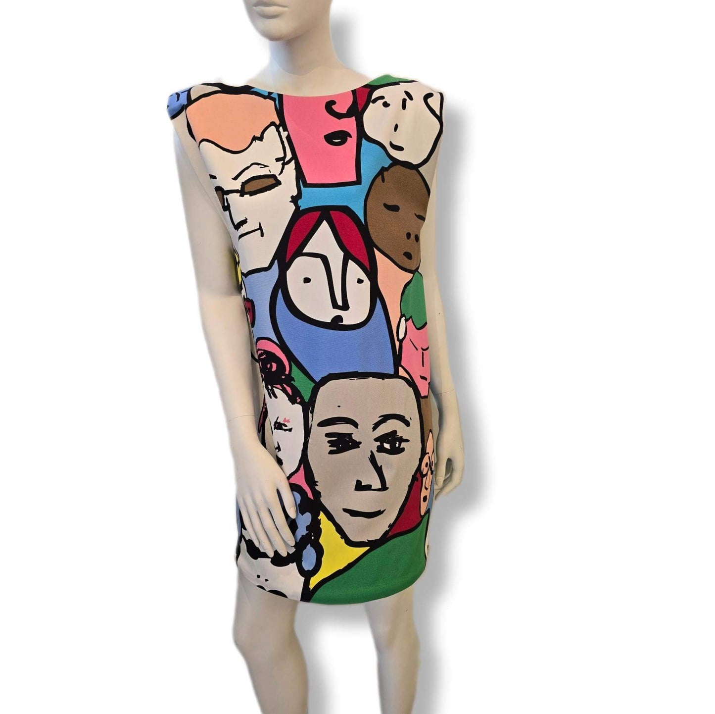 A limited edition faces a-line dress – UK size 10-12, Medium)