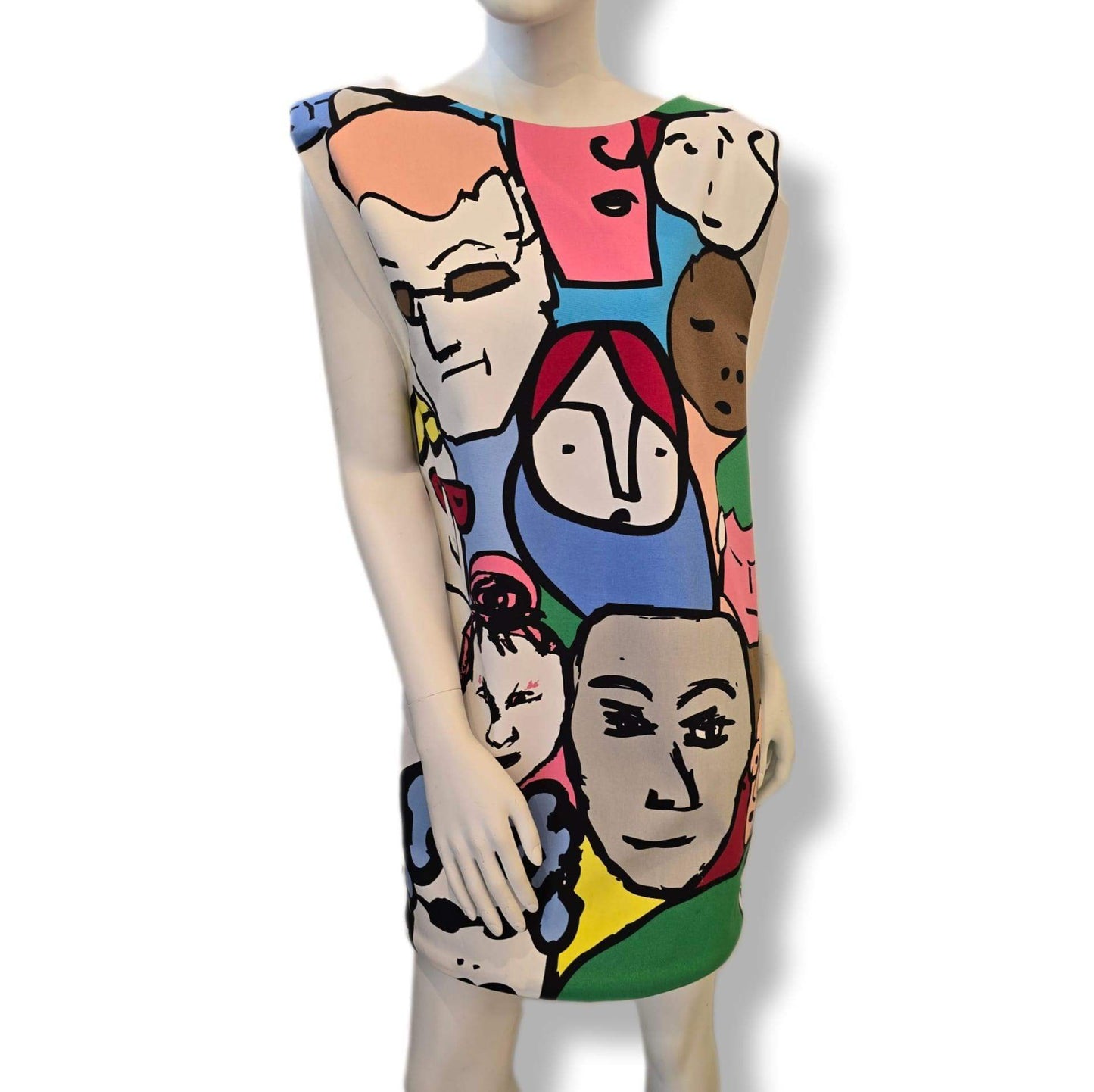 A limited edition faces a-line dress – UK size 10-12, Medium)