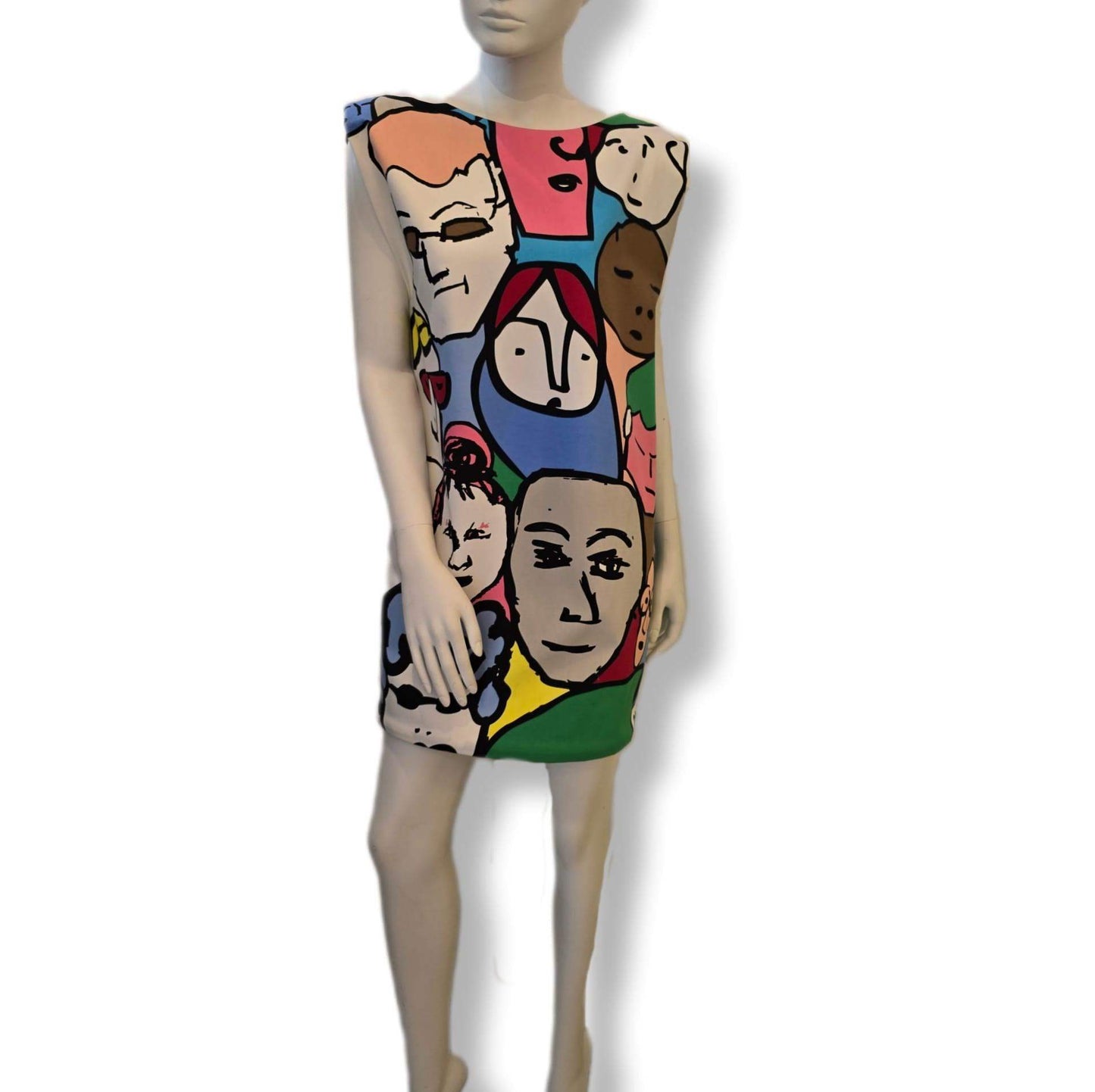 A limited edition faces a-line dress – UK size 10-12, Medium)