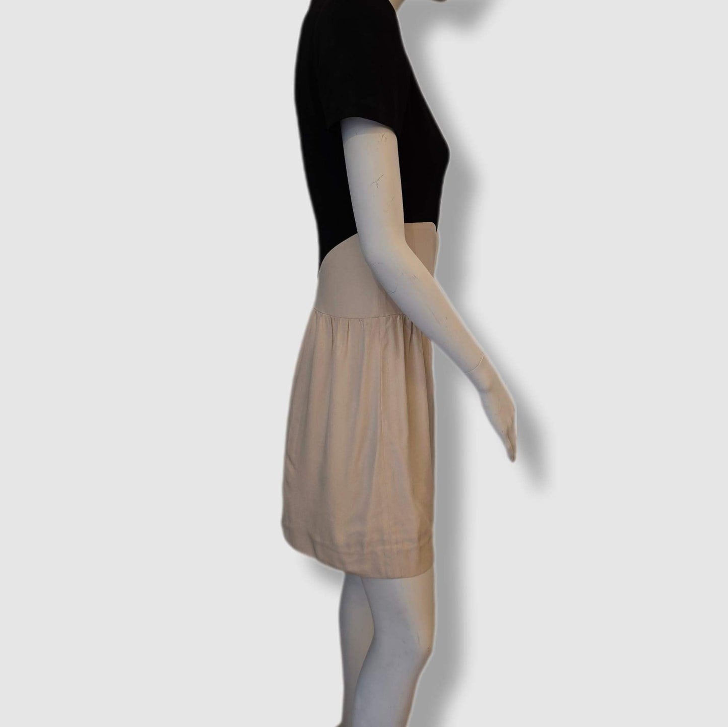 Victoria beckham black & cream dress – UK size 8