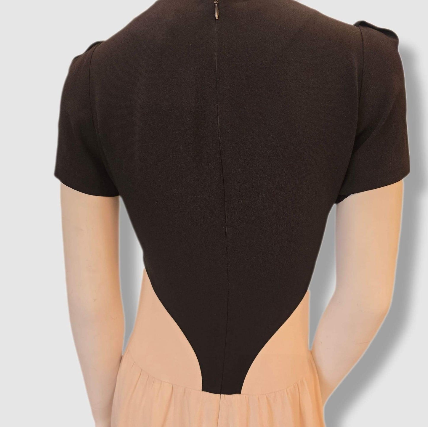 Victoria beckham black & cream dress – UK size 8