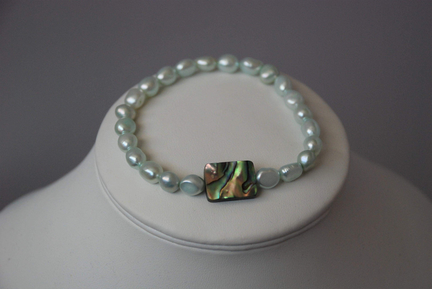 Touch of Gems: Abalone and Freshwater Pearl Bracelet - seven.streets - Liverpool