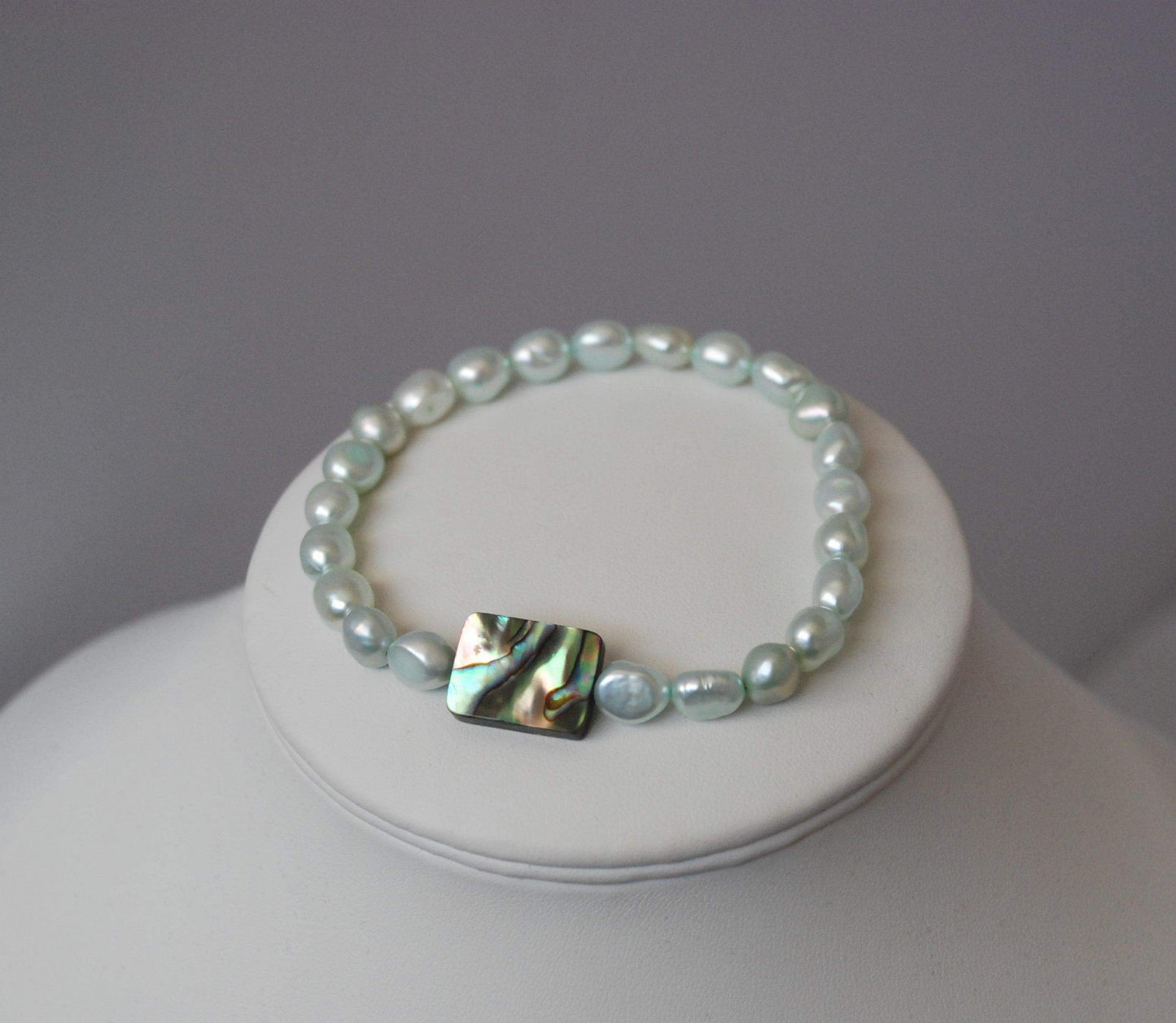 Touch of Gems: Abalone and Freshwater Pearl Bracelet - seven.streets - Liverpool