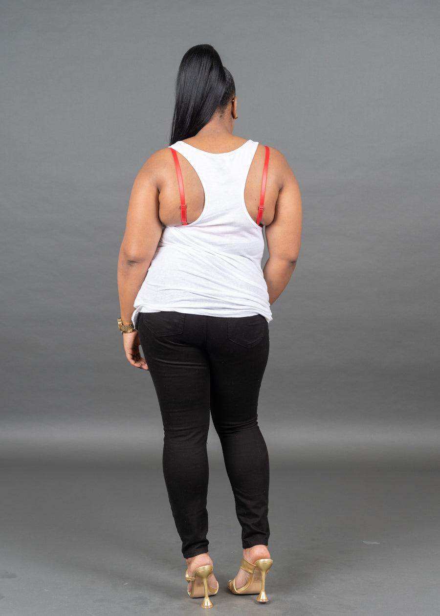 White Tiger Print Tank Top - seven.streets - Liverpool