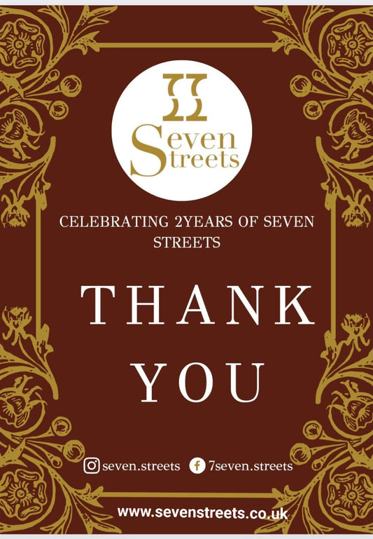 Seven Streets 2 Year Anniversary!