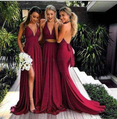 Mermaid bridesmaids dress