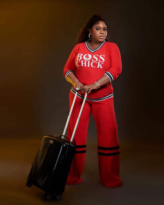 Kaftan Red Two-Piece by Jazz Effect