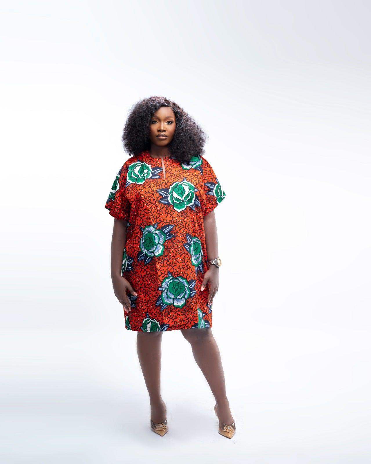 Print dress by enclozure thrillz