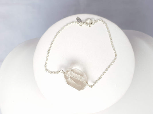 Touch of Gems: Clear Quartz Bracelet - seven.streets - Liverpool